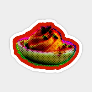 Deviled Egg Snack Glitch Magnet