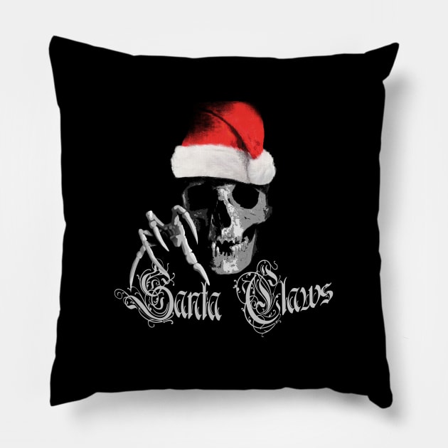 Santa Claws Pillow by euglenii