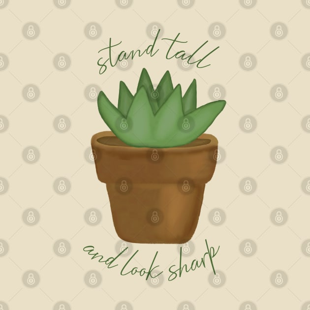 Funny Succulent Cactus Plant Pun by Designedby-E