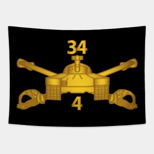 4th Bn 34th Armor - Armor Branch wo Txt Tapestry