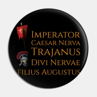 Emperor Trajan Pin