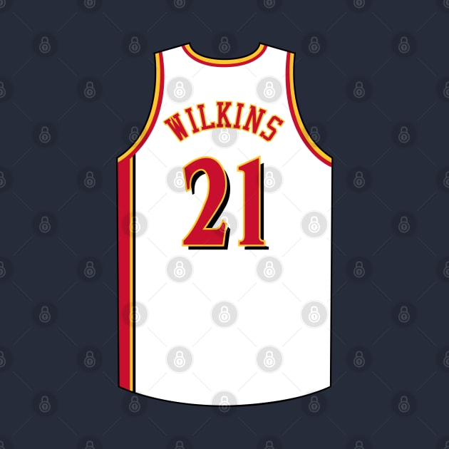 Dominique Wilkins Atlanta Jersey Qiangy by qiangdade