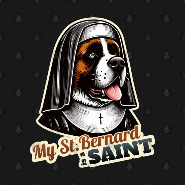 Saint Bernard Nun by k9-tee