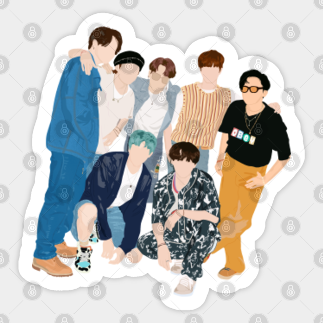 bts dynamite bts sticker teepublic