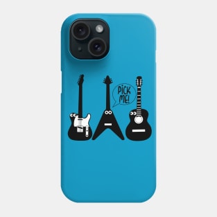 Pick Me Funny Guitar Phone Case