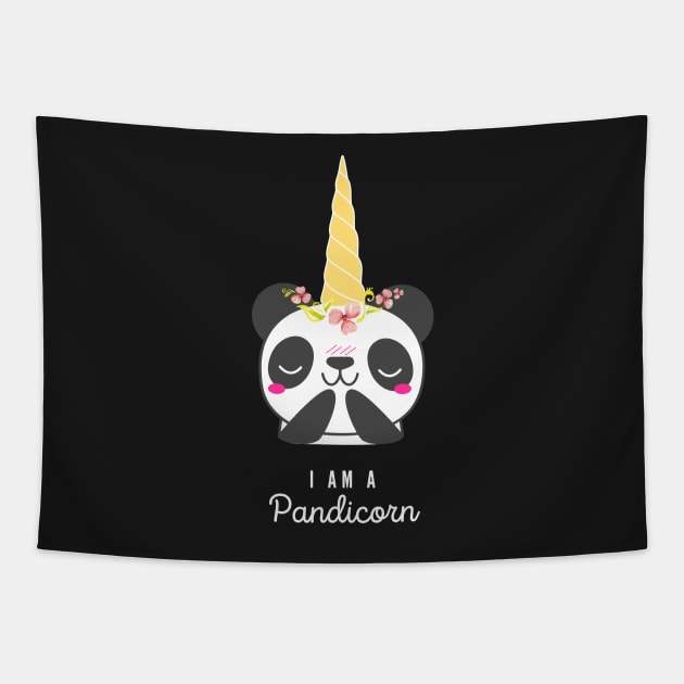 I am a Pandicorn Tapestry by Graphica01