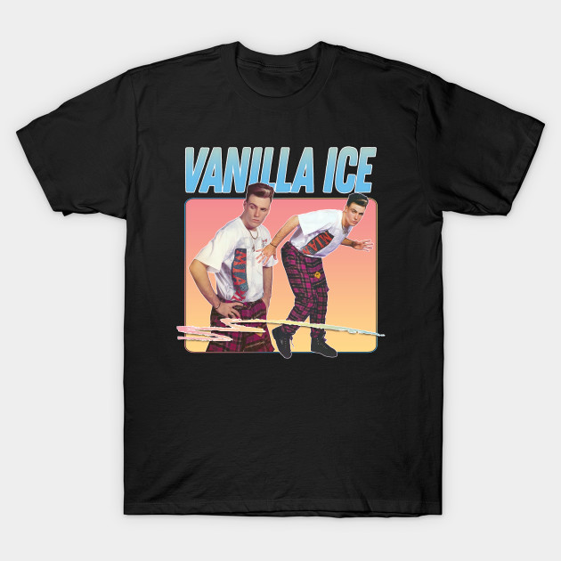 Vanilla Ice / 90s Aesthetic Fan Art Design - Vanilla Ice - T-Shirt ...