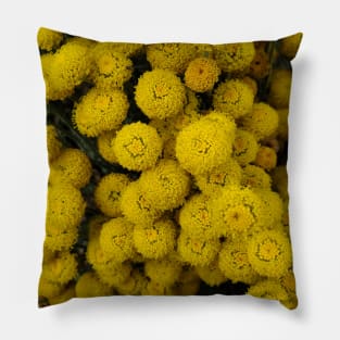 Yellow Flower Bunch Photography My Pillow