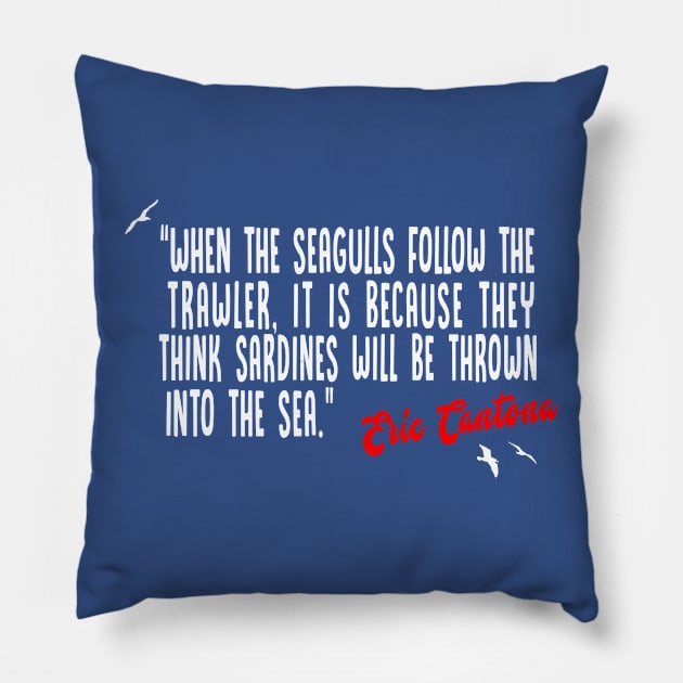 Eric Cantona Fan Tribute Shirt Pillow by DankFutura