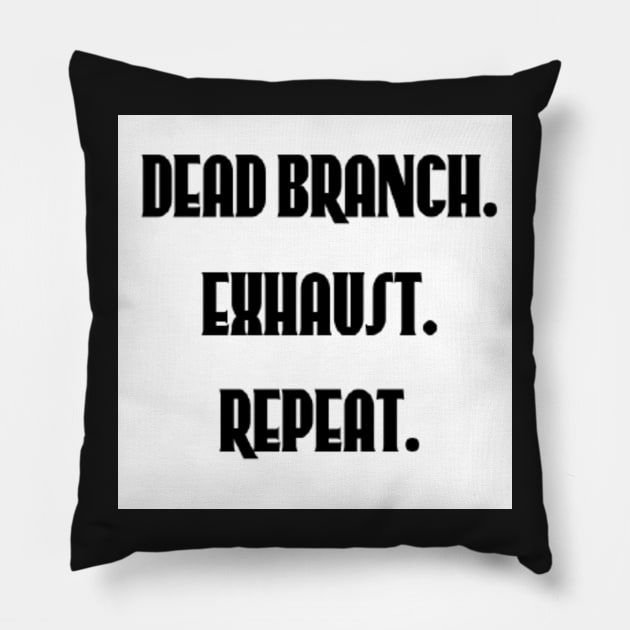 Dead Branch Pillow by trainedspade