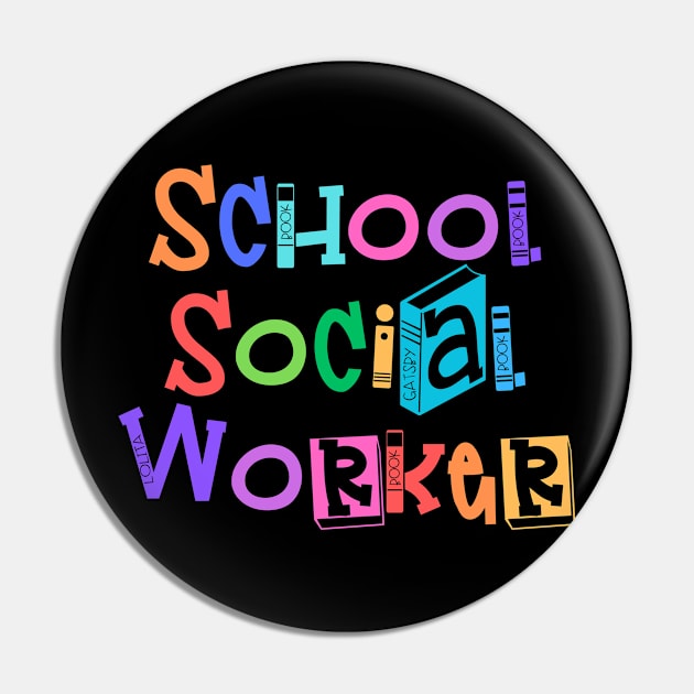 School Social Worker Pin by Adisa_store