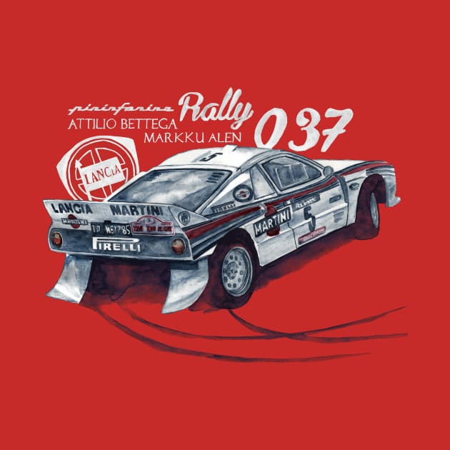 Rally group B: Lancia 037 rally by dareba