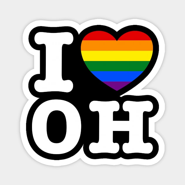 Ohio Pride - I Love Ohio Magnet by winwinshirt