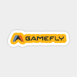 GameFly Modern Logo Horizontal Distressed Magnet