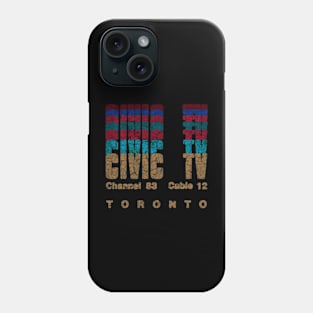 CIVIC TV Toronto Video drome Phone Case