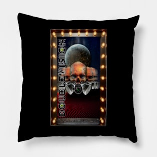 Twisted Sinemas #21 " Double Vision" movie poster Pillow