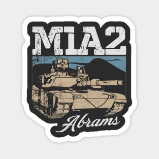 M1A2 Abrams - American Desert Storm Tank Magnet