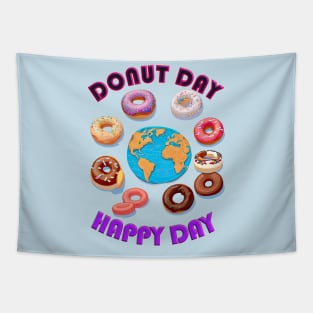 Happy Donut day Tapestry