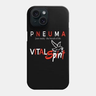 Pneuma - (Breath of Life) Vital Spirit Christian Tee Phone Case