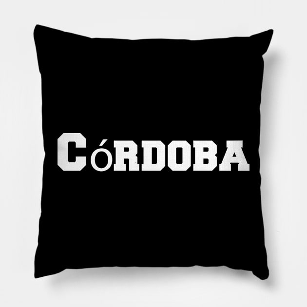 Cordoba City Pillow by narcom