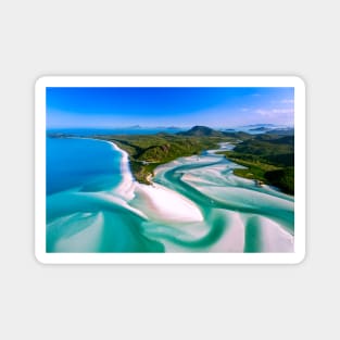 Hill Inlet - Whitsundays Queensland, Australia Magnet