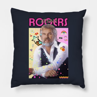 kenny rogers 90s style retro vintage 80s gifts Pillow