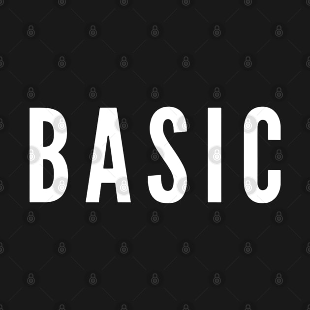 BASIC by boldstuffshop