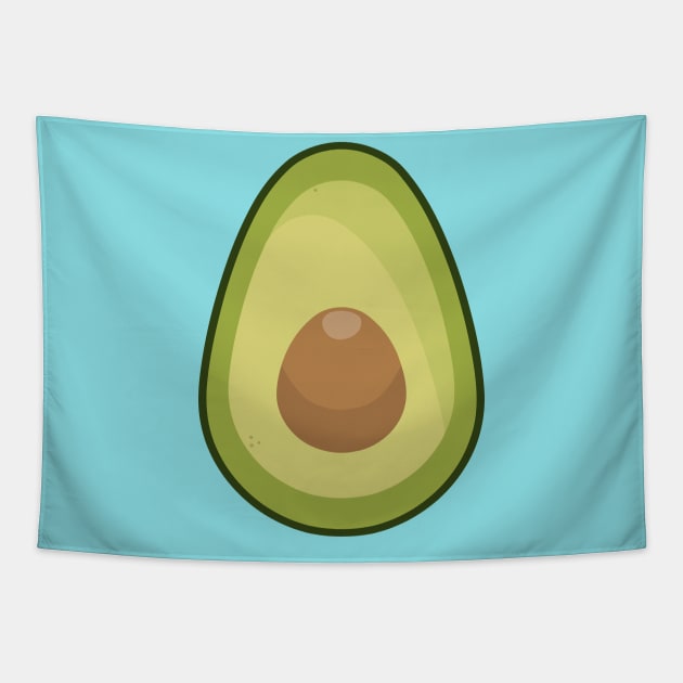 Avocado is My Spirit Fruit Tapestry by parazitgoodz