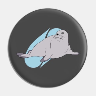 Seal Lineart artistic Pin