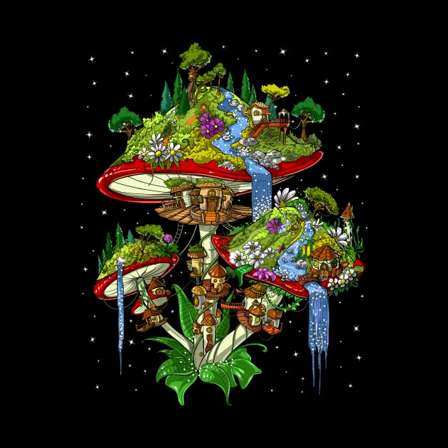 Magic Mushrooms Island by underheaven