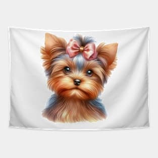 Cute Yorkshire Terrier Tapestry