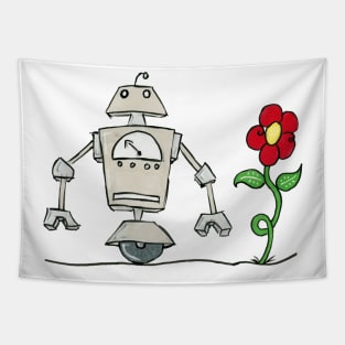 Flower Bot Tapestry