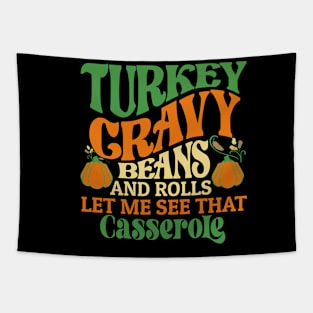 Turkey Gravy Thanksgiving Tapestry