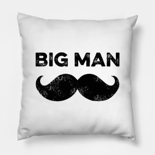 Big Man Mustache Pillow