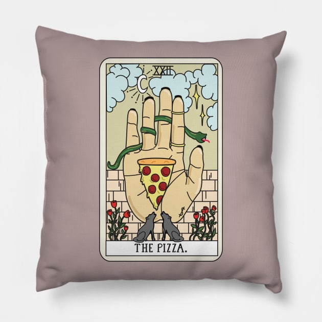 PIZZA READING Pillow by sagepizza