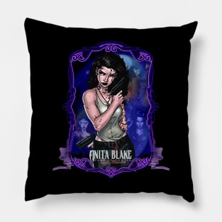 Anita blake hunter Pillow