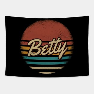 Betty Vintage Text Tapestry