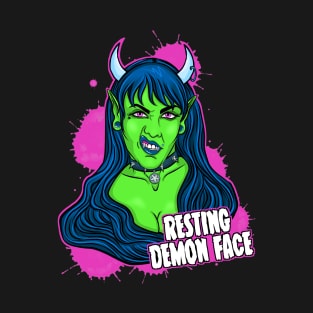 Resting Demon Face T-Shirt