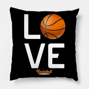 Love Basketball Player Basketball Coach Cool Basketball Themed Pillow