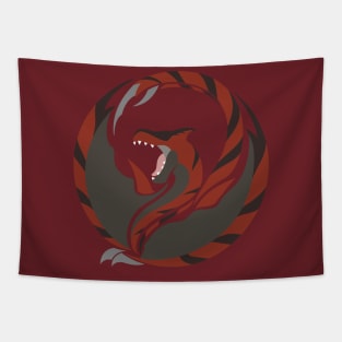 Roaring Wyvern - Molten Tigrex Tapestry