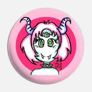 DemonGirl Pin