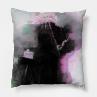 ANGEL - Abstract Glitch Art Pillow