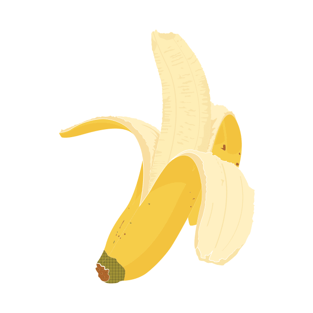 Food Vignette: Banana by Crafting Yellow