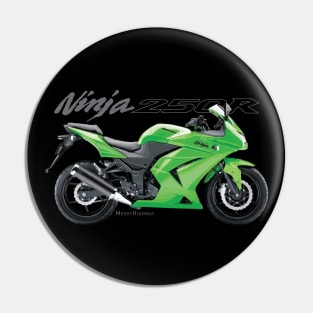 Kawasaki Ninja 250R 08 green, sl Pin