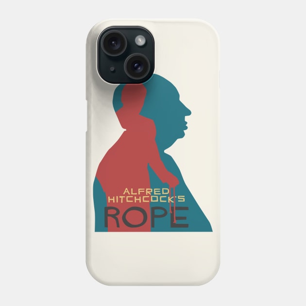 Alfred Hitchcock Rope Phone Case by n23tees