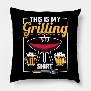 This Is My Grilling Shirt Pillow