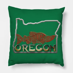 Oregon Salmon Pillow