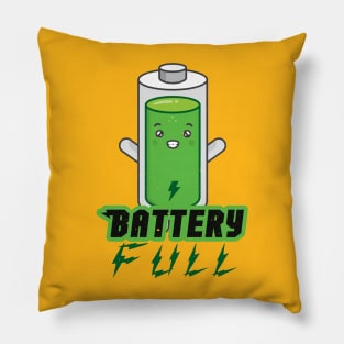 Battery Full Pillow