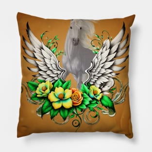 Welcome to the magical world of the white Unicorn Pillow