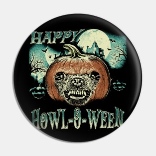 Chihuahua Halloween Pumpkin Pin